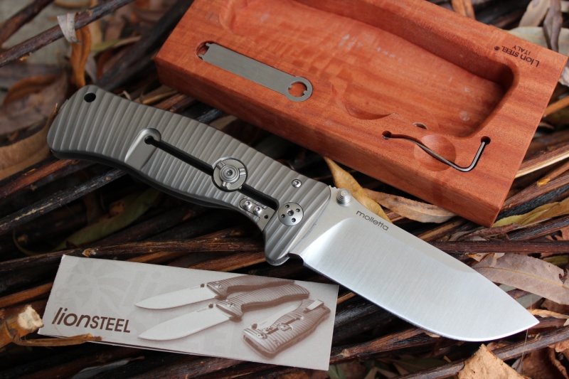 Lionsteel SR1 Titanium Silver photo