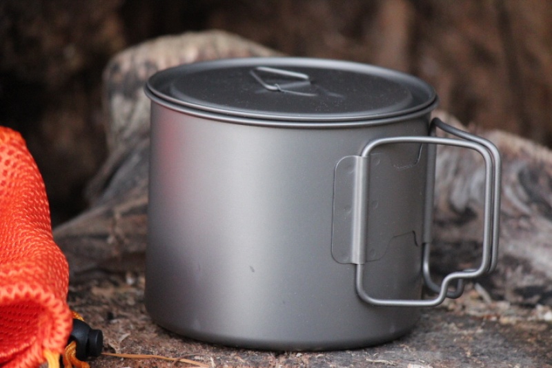 Titanium 550ML Wing handle Drinking Cup