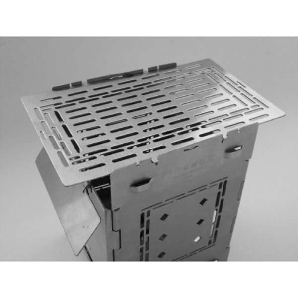 Folding Firebox Stove Extended Grill Plate