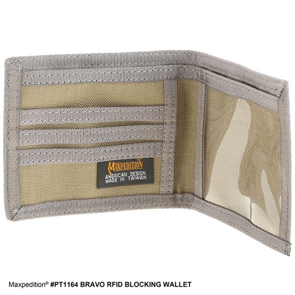 Maxpedition RFID blocking wallet Black or Kharki/foliage photo