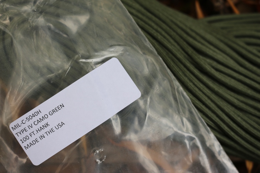 MIL SPEC 750 9 strand Paracord OD Green 100FT photo