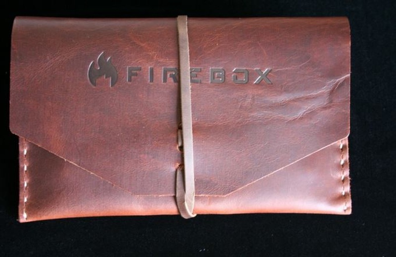 Firebox Stove Top Grain Leather case for 5in Firebox