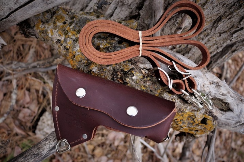Council Tool Woodcraft Axe head Cover and Sling Kit Brown photo