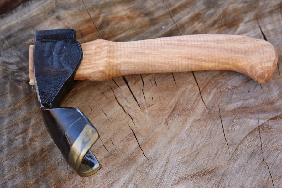 Svante Djarv Hand Forged Adze Curved
