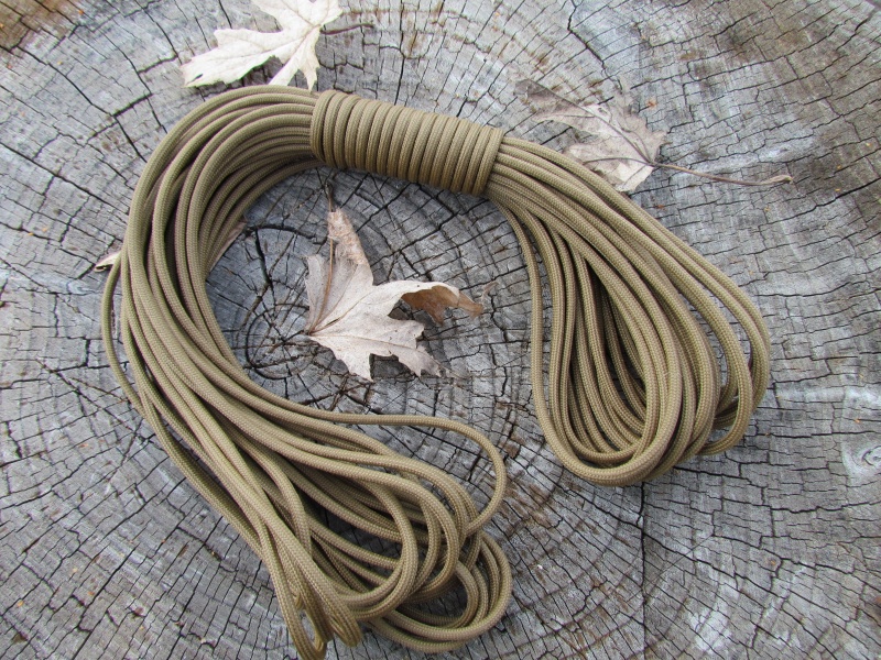 Paracord Commercial Coyote Brown 50 ft photo