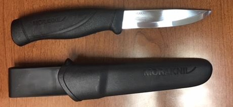 Mora STAINLESS Heavy Duty Black Companion photo