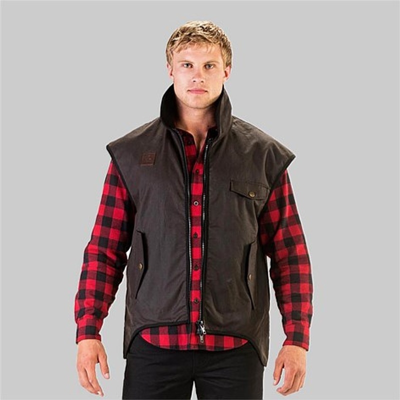 Swanndri Oilskin Vest photo