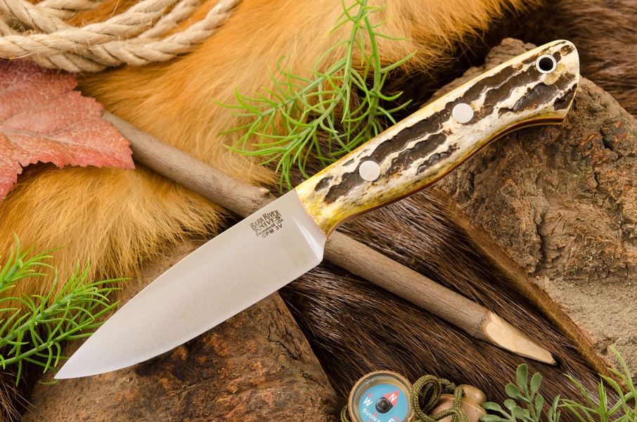 Barkriver Mini Aurora 3V Antique Stag Bone Red Liner photo