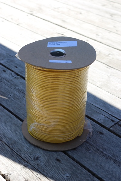 Paracord Commercial 7 Strand 550 Yellow 1000ft