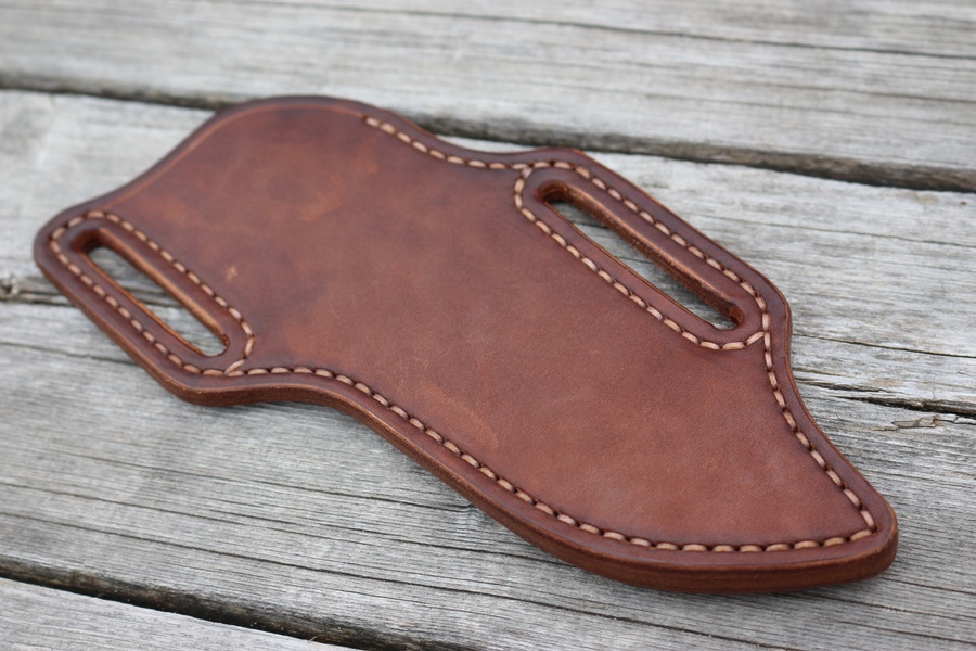 Bushcraft Leather Crossdraw Sheath