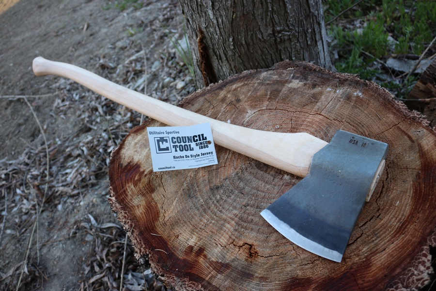 Council Tool 3.5lb Jersey Pattern Axe Curved Handle photo