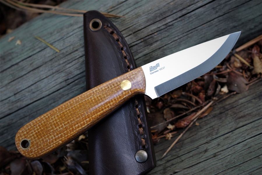 Brisa Necker 70 Mustard Micarta photo