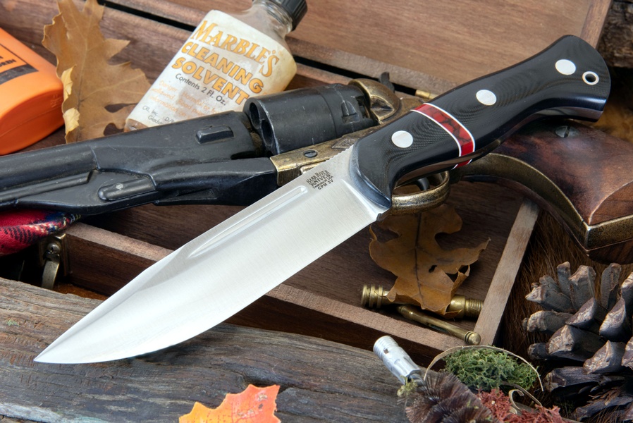 Barkriver CUB 3V Black G10 with Bloody Basin Spacer photo