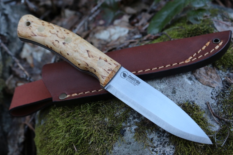 Casstrom Swedish Forest knife No10 Curly Birch Sleipner
