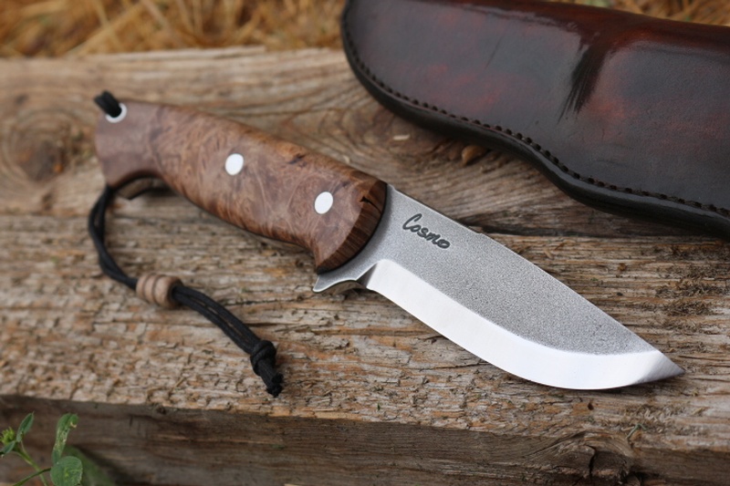 Cosmo Bushcraft 154CM in Maple Burl #4 photo