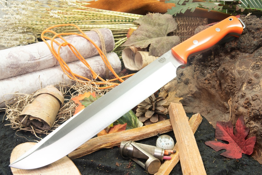Barkriver Bravo 3 3V Blaze Orange G-10 photo