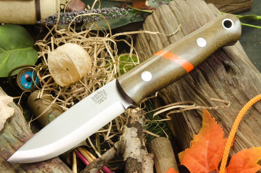 Barkriver Bushcrafter 3V Green Canvas Orange Spacer