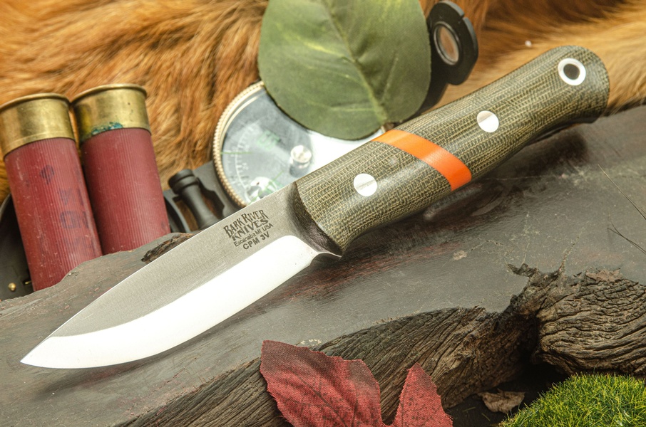 Barkriver Ultra Light Bushcrafter 3V Green canvas Orange Spacer