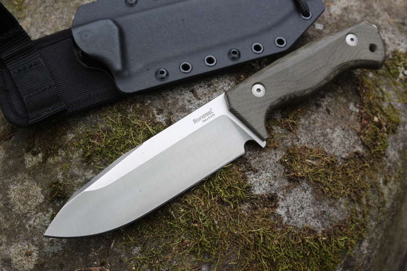 Lionsteel T6 3V Green Canvas Canvas Micarta 