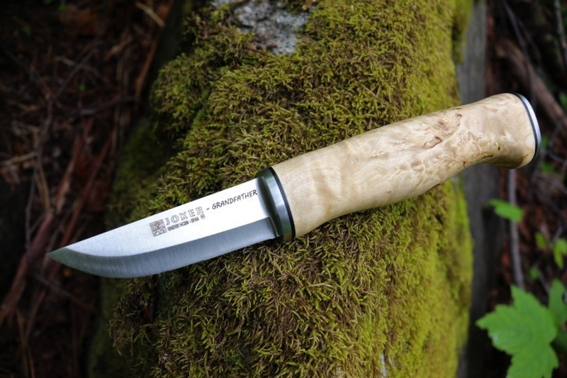 Joker Puukko Grandfather Curly Birch