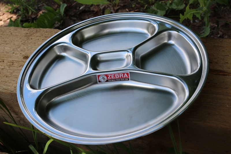 Zebra Camping Meal Plate (Round)