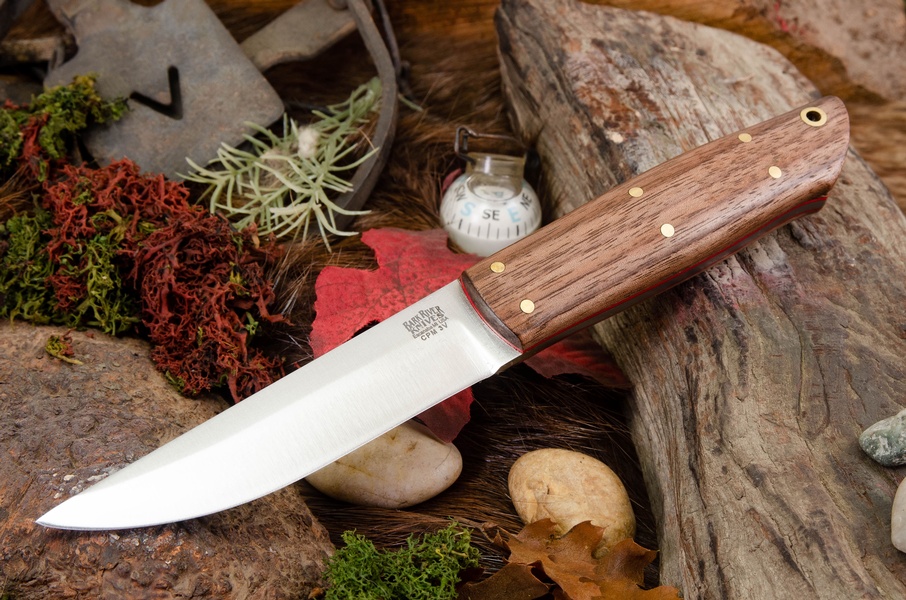 Barkriver Puukko 3V AM Walnut and Red liners #2 photo