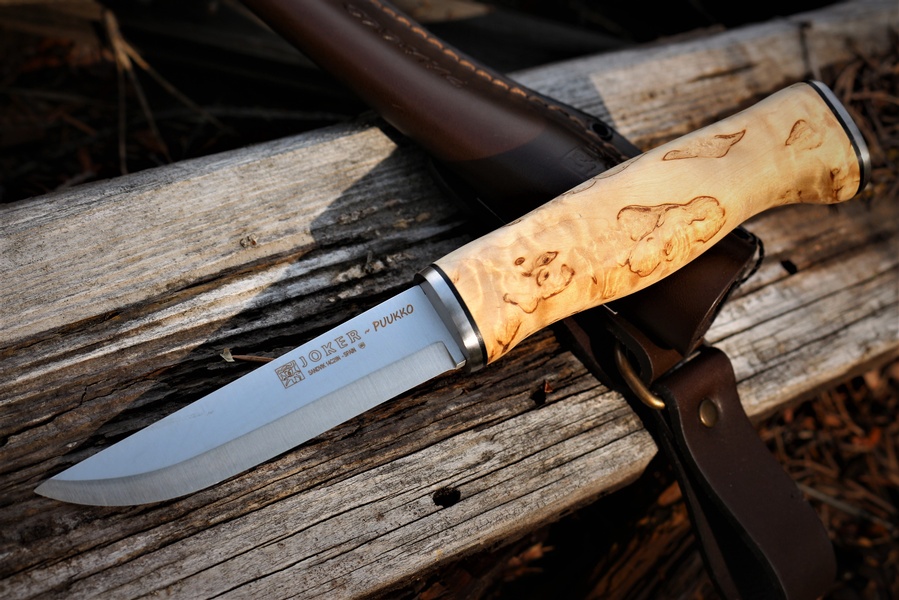 Joker Puukko Curly Birch 