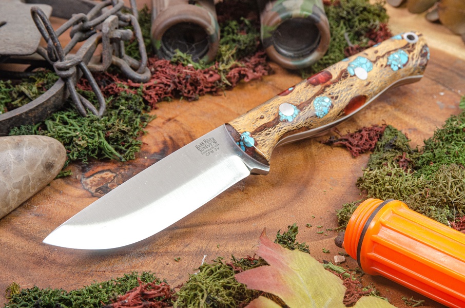 Barkriver Gunny Scandi 3V Gunmetal Cholla Catus with Turquoise Rampless #1 photo