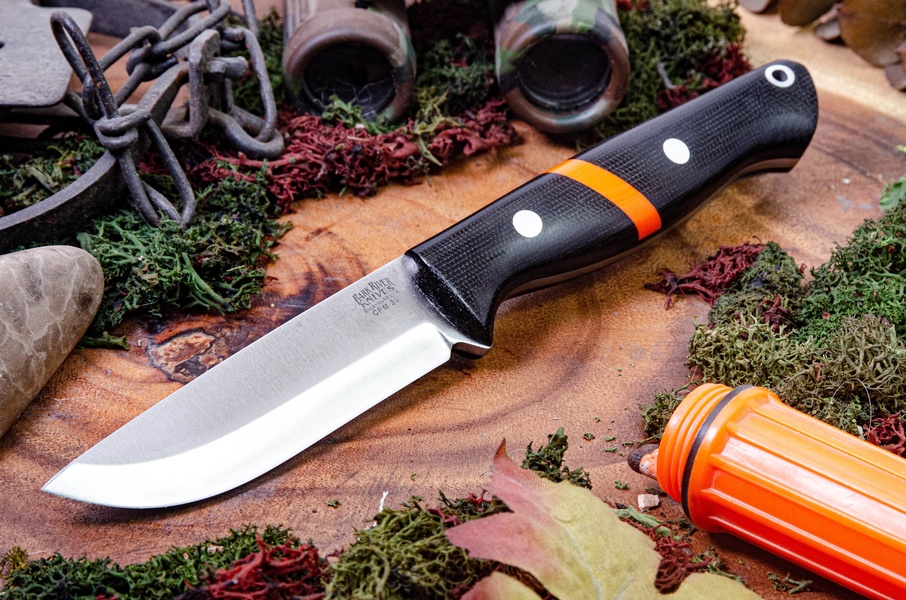 Barkriver Gunny Scandi 3V Black Canvas Orange Spacer rampless