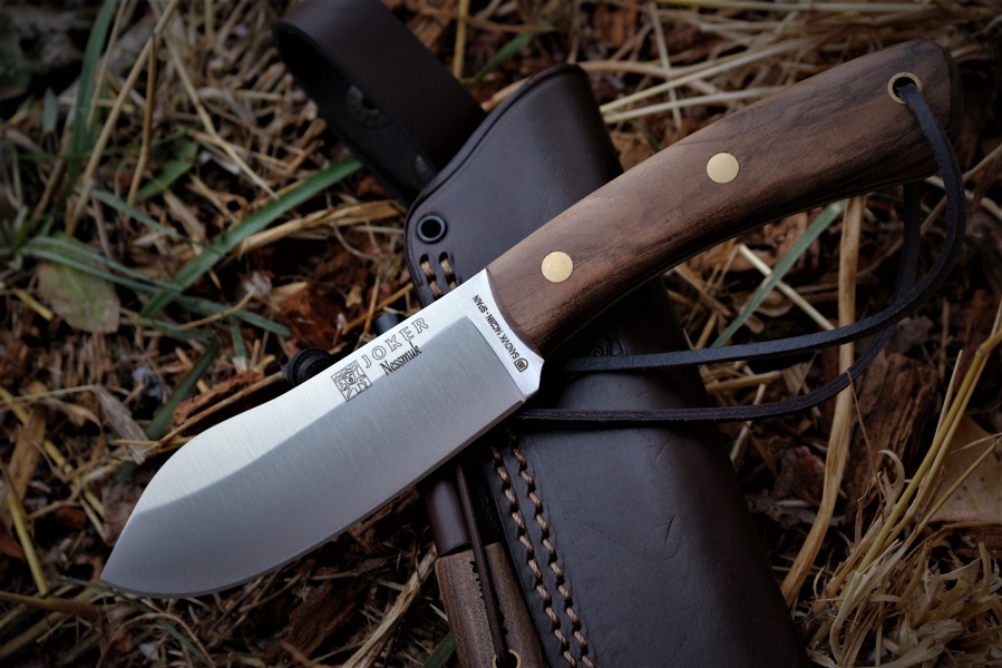 Joker Nessmuk Walnut Flat with Firesteel