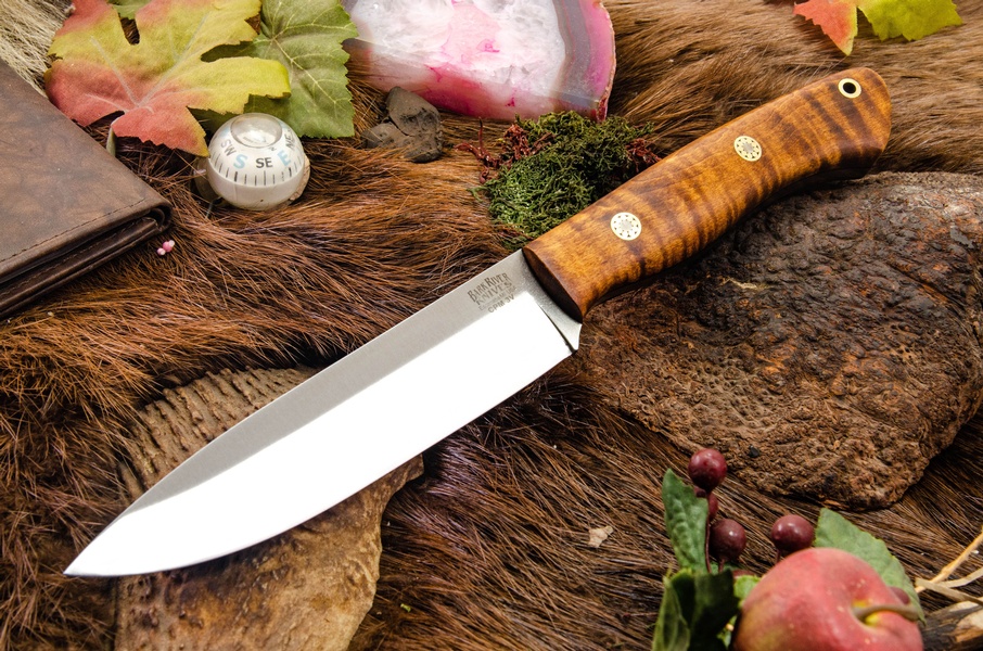 Barkriver Aurora 2 3V Dark Curly maple Black Liner Mosaic #3 photo