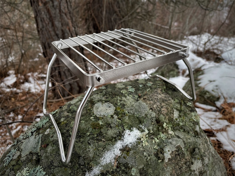 Pathfinder Stainless Steel Folding Grill