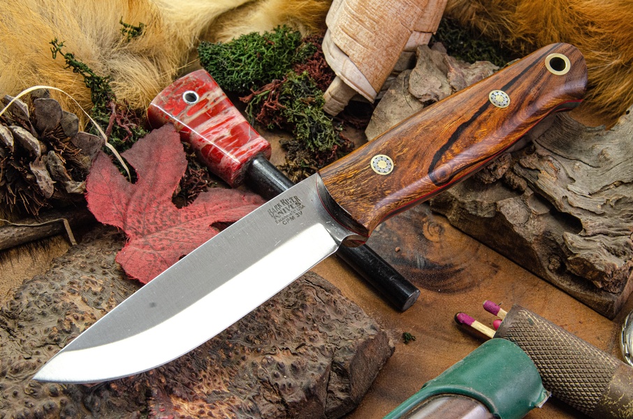 Barkriver Bushcrafter 2 CPM Desert Ironwood Red Liner Mosaic #2 photo