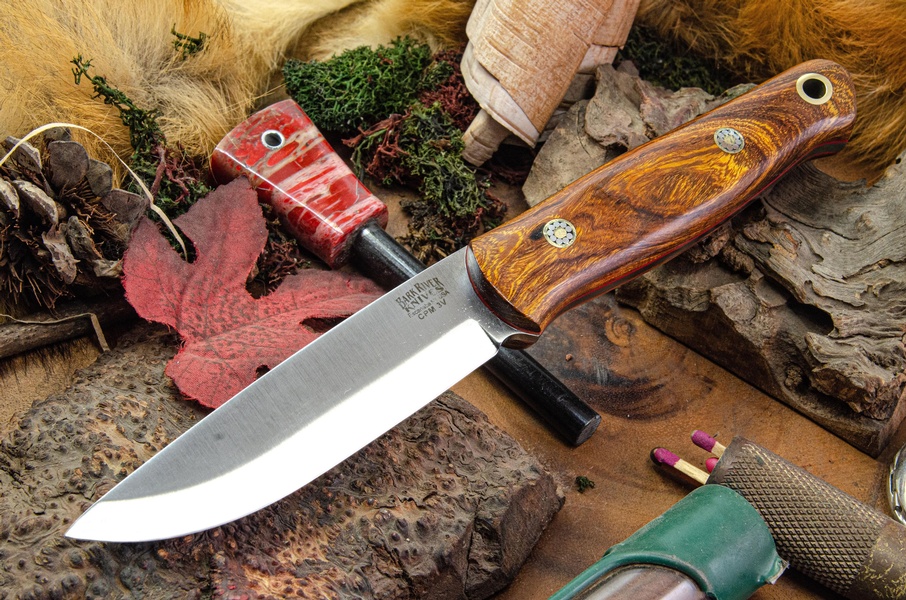 Barkriver Bushcrafter 2 CPM Desert Ironwood Red Liner Mosaic #5
