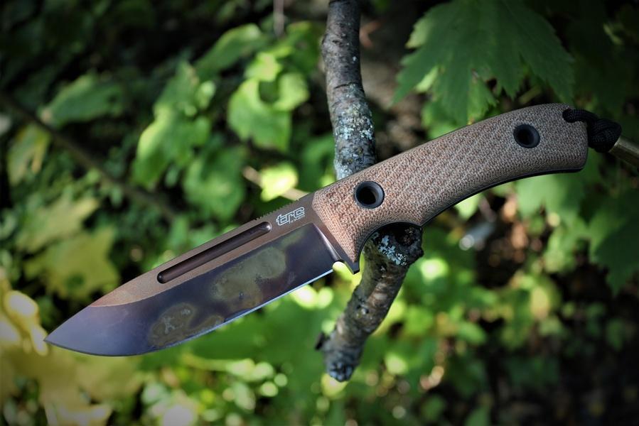 TRC Knives K1S Elmax Natural Micarta Apocalypse #1594 photo
