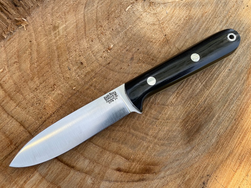 Barkriver Mini Kephart 3V Black G10 Yellow Liner 