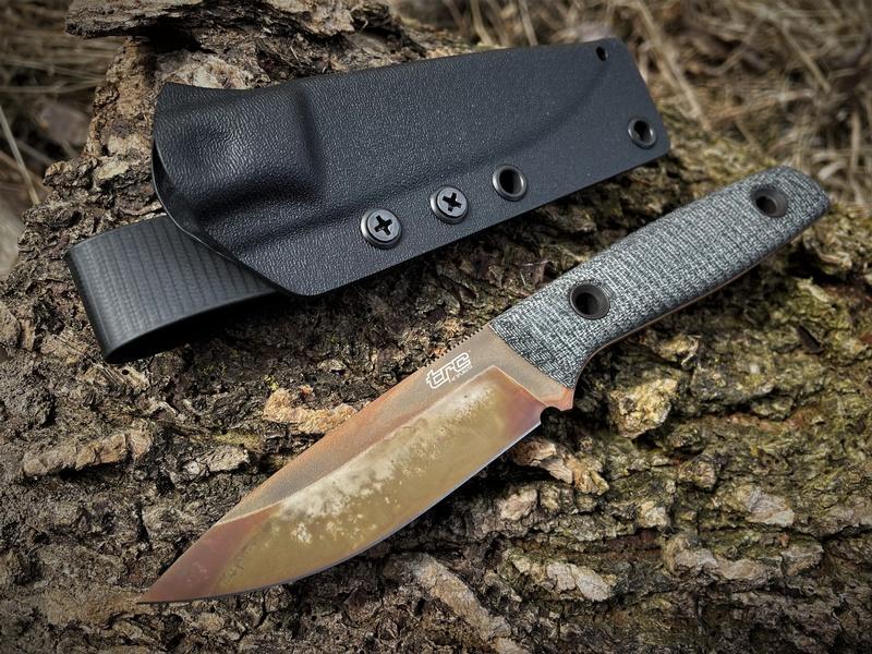 TRC Knives Classic Freedom APOC Finish Black Canvas #578 photo