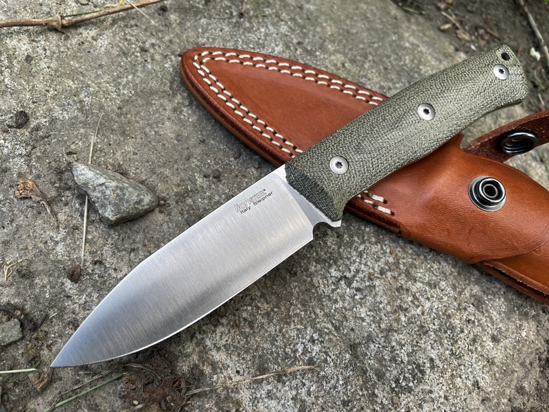 Lionsteel B35 Green Micarta 