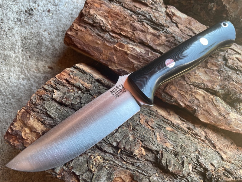 Barkriver Bravo 1 Cru-Wear Black G10 Yellow Liner Ramped