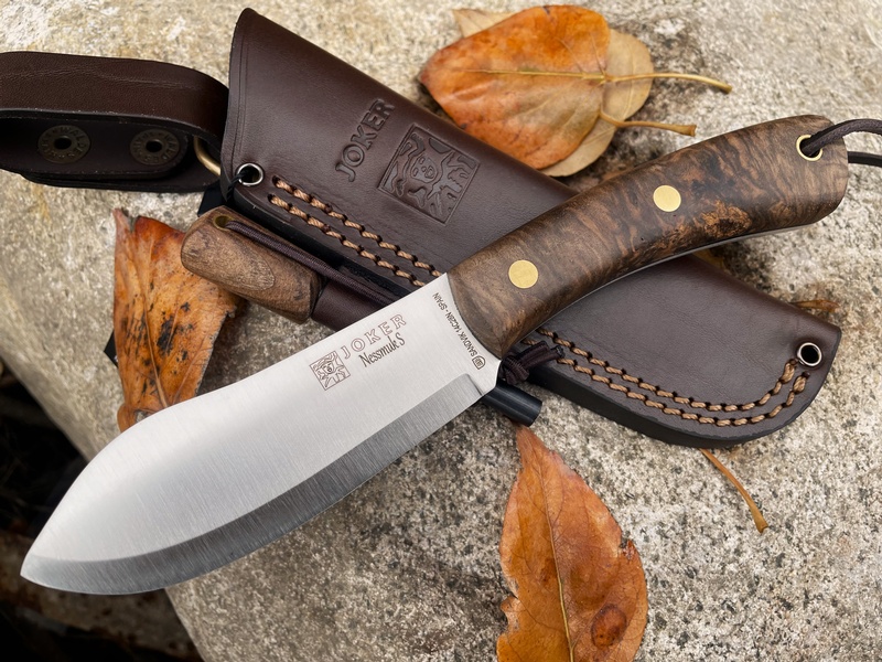 Joker Nessmuk Walnut Scandi with Firesteel