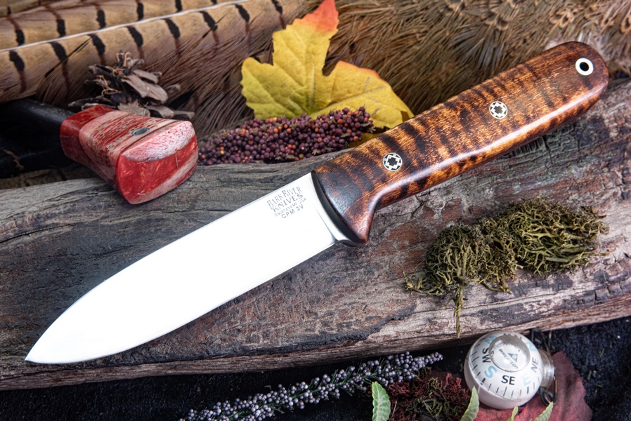 Barkriver Kephart 4 CPM 3V Dark Curly Maple Red Liners Mosaics #2 photo