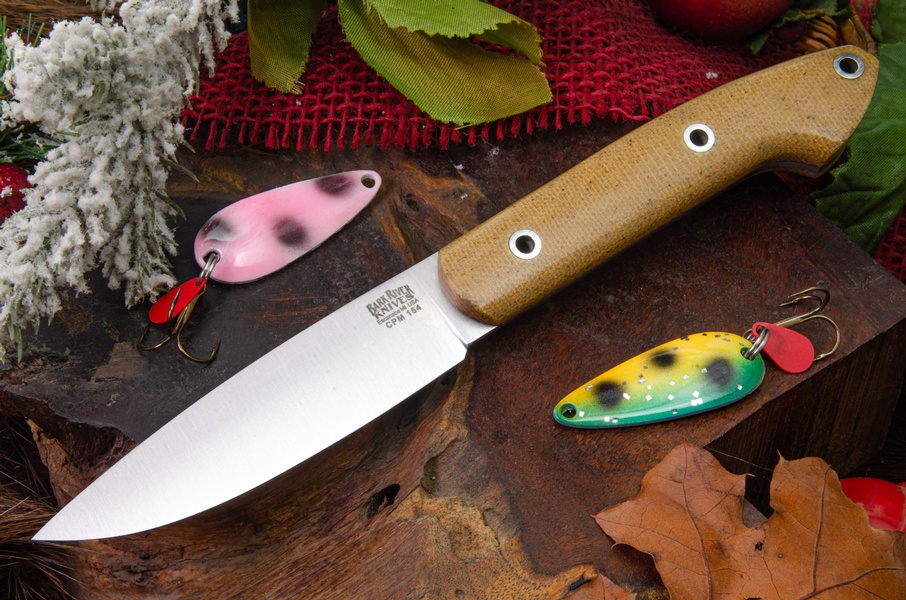 Barkriver Knives Bird and trout CPM154 photo