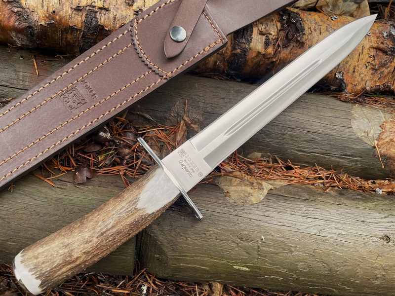 Joker Guepardo Stag Antler Steel Pommel