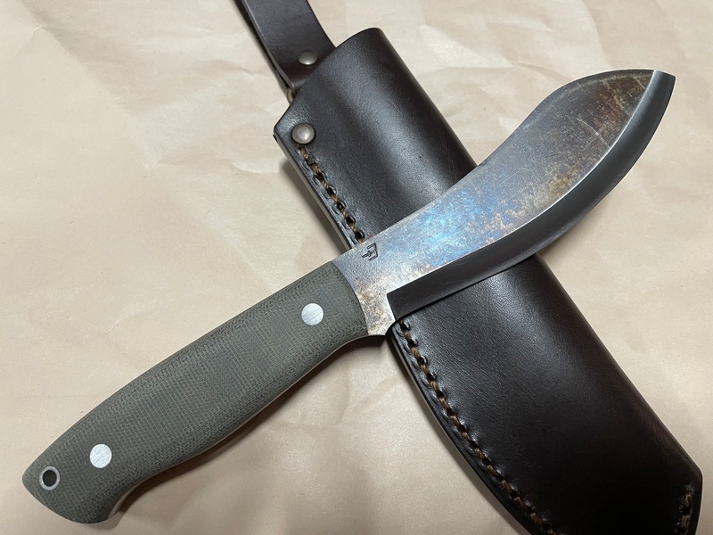 Brisa Nessmuk 125 Green Micarta photo