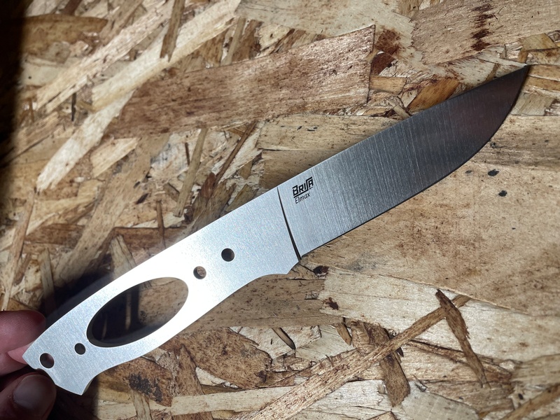 Brisa Trapper Blade Blank ELMAX Flat photo