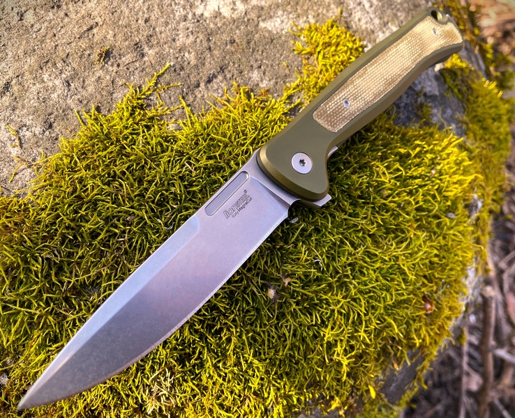 Lionsteel Skinny MAGNACUT Green Aluminum