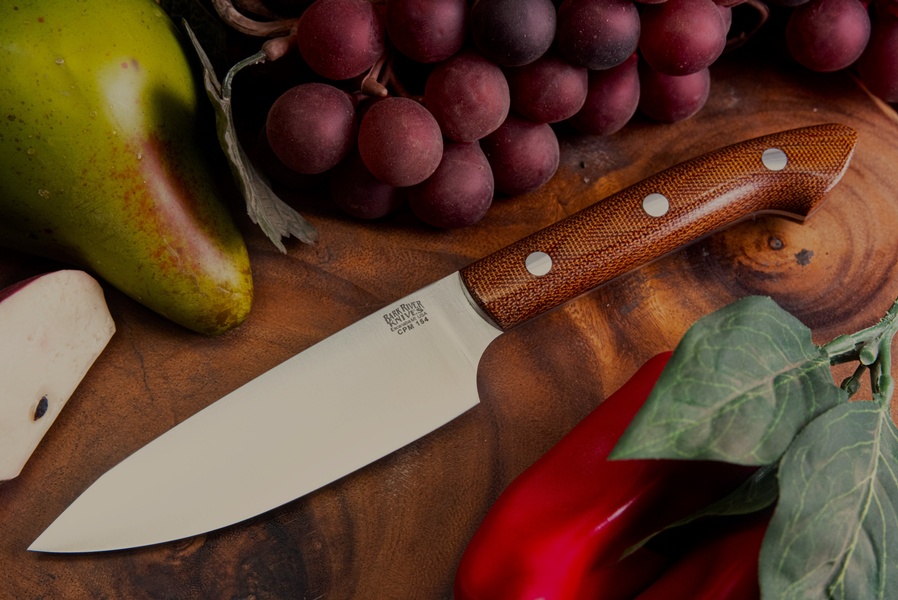 Barkriver Knives Petty Z CPM 154 Brown Canvas photo