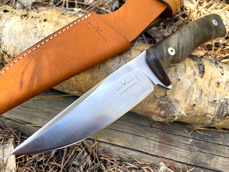 Otter Rotwild Hawk Hunting Knife N690
