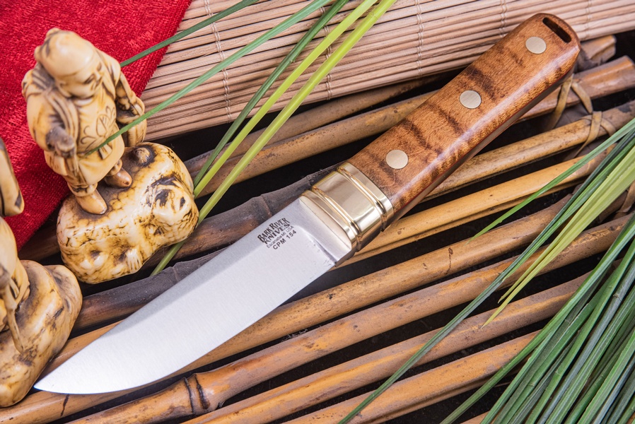 Barkriver kitsune CPM154 Dark Curly Maple Red liner #2