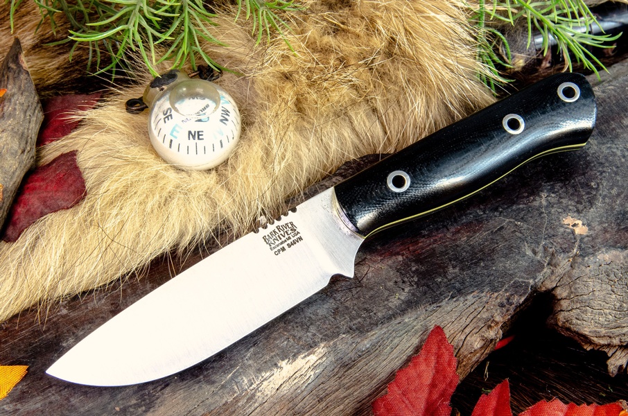 Barkriver Bravo Necker 2 S45VN Black G10 yellow Liner Hollow Pins